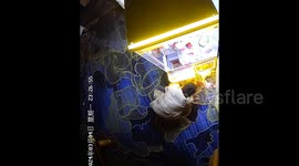 Night out turns destructive as arcade mishap leaves trail of shattered glass