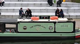 The Copper Quay Boat on the Regents Canal, London, United Kingdom