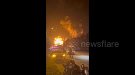 Massive factory fire in eastern China leaves 1 person missing