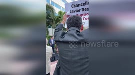 PETA Rages Against Horrific Animal Experiments at UMass in West Palm Beach, USA