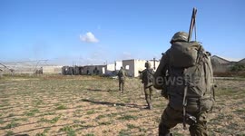 IDF On Patrol In Gaza