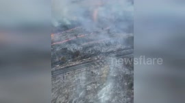 Firefighters Tackle Blaze on Golden Hwy in Uarbry, Australia