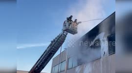 Devastating Fire Engulfs Musical Instrument Manufacturing Company in Castelfidardo, Italy