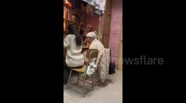 Girl Transforms into Peasant with Clever Makeup Skills in Jiyuan, China