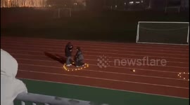 Unexpected Interlude in a Heartwarming Confession of Love in Chinese Playground