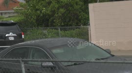 Riverside Brief Rain Lighting and Thunder in Los Angeles, CA, USA