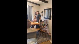 Beagle bonanza: family overwhelmed with puppy surprise