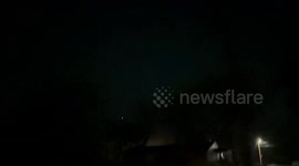 Nighttime spectacle: SpaceX Dragon Endurance lights up Oklahoma, USA sky