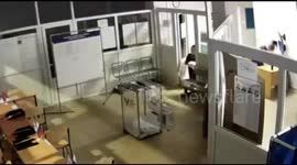 Video emerges of ballot box being stuffed during Russia's presidential election