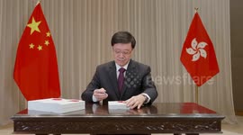 HKSAR chief executive signs safeguarding national security ordinance