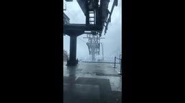 Thrilling First-Person Perspective of Huashan Mountain Cableway in China