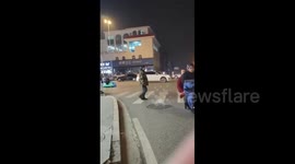 Grandpa's Toy Car Ride in Xianning, China