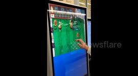 Chinese Subway Station with Screen for Playing Games in Shijiazhuang