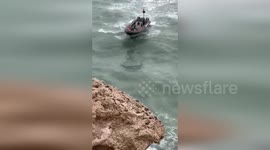 Civil Guard Officer Saves Man from Drowning in Melilla's Treacherous Waters, Spain