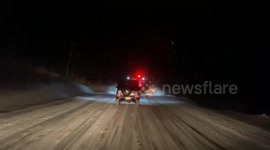 UDOT Cottonwood Canyons Reveals Harrowing Road Conditions in Salt Lake County, USA