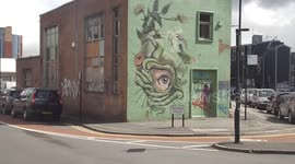 Sheffield's back street art.