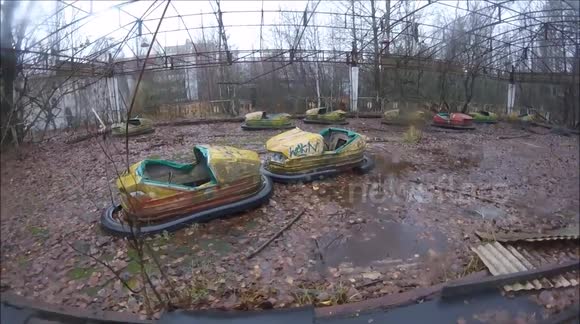 Exploring Chernobyl - Pripyat Amusement Park and Football Stadium