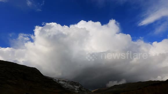 Huge hailstorms hits Cumbria in April