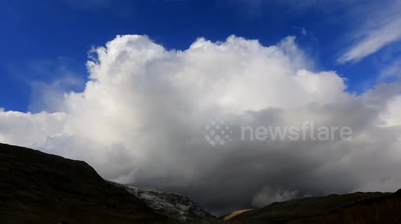 Huge hailstorms hits Cumbria in April