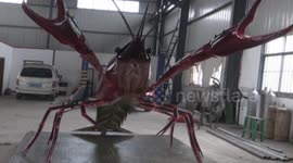 江都三小伙 打造“钢铁龙虾”