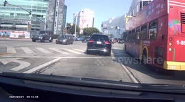 Distracted Driver Fails to Notice Brake Lights