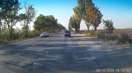 Pothole Causes Crash