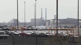 A freighter crashed into the Francis Scott Bridge in Baltimore, US