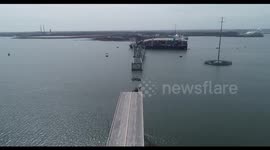 Aftermath of the Francis Scott Key Bridge Collapse in Baltimore, USA