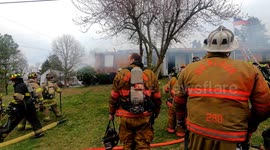 2nd Alarm Arson Fire Overlook, Ralpho Township, Pennsylvania