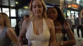 The Not-so-Good Friday with revellers slumped on the ground as the Easter Bank Holiday turns messy in Birmingham