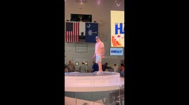 Dad gets picked to a lip sync battle , he nailed it!!