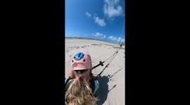 Paragliding pooch: Thrilling adventure with a super-fast sighthound