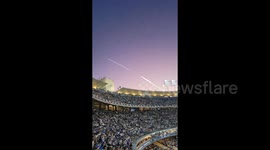 US: Falcon 9 With 22 Starlink Satellites Launch Spotted From Dodger Stadium