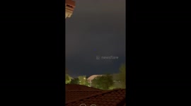 F15 Flying by an Apparent UFO Over Scottsdale, AZ