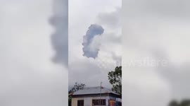 Massive Eruption at Marapi Volcano in West Sumatra Province, Indonesia