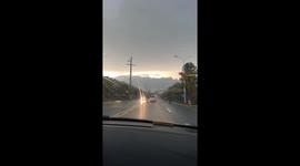 Amazing Pink Lightening Spotted on Camera in Southern China