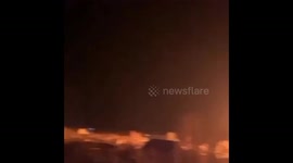 Spooky moments of night flights over Kharkov, local audiences.  15/20 drones launched by the enemy over Ukraine today were aimed at the city. 11 