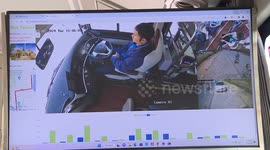 Driverless electric bus brings glimpse of future transport to Thai historic city