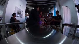 Busy at the passenger port of Deli harbormaster