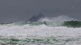 Storm Kathleen ravages St. Finan’s Bay: coastal chaos and damaging Winds