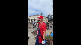 Herceg Novi’s crazy “Trka Karića” annual racing event: people racing on homemade wheeled boards (1st person view experience at the end of the video)