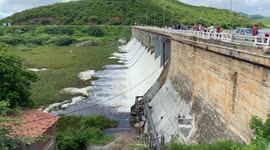 Brazil's dam is overflowing with water again after years of drought in Ceara