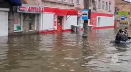 Over 10,000 houses flooded in parts of Russia