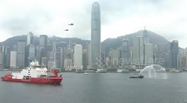 China's 1st domestically made polar icebreaker Xuelong 2 visits HKSAR