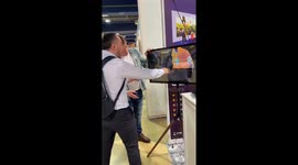 Anti-vandal glass test goes awry as screen shattered with a single punch