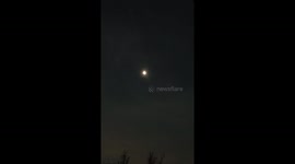 Solar Flares And Stars Seen In Eclipse Totality