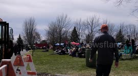 Army Band Rocks Eclipse Event with Lively Performance in Watertown, NY, USA