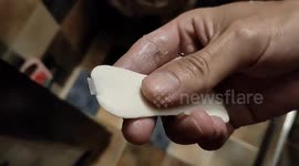 Chinese resident stunned after discovering blade embedded in soap bar