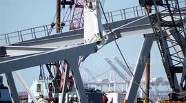Baltimore bridge salvage operations continue