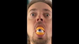Guy Makes a Third Eye From Old Deodorant